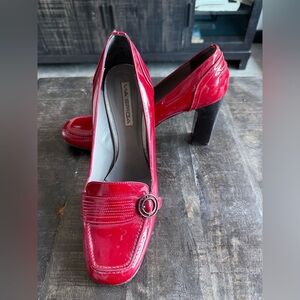 Via Spiga Red Patent Leather Heels
